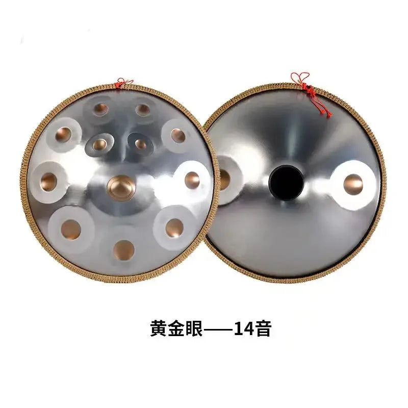 9/10/12/14 Tone Handpan Drum 22 Inches 432hz,440hz D Minor Steel Tongue Drum Yoga Meditation  Music Drums Percussion Instruments