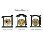 Mini Desktop Gong Table Wind Chime Percussion Instrument Cymbals Gongs with Mallet for Home Decor Housewarm Gift carillon à vent
