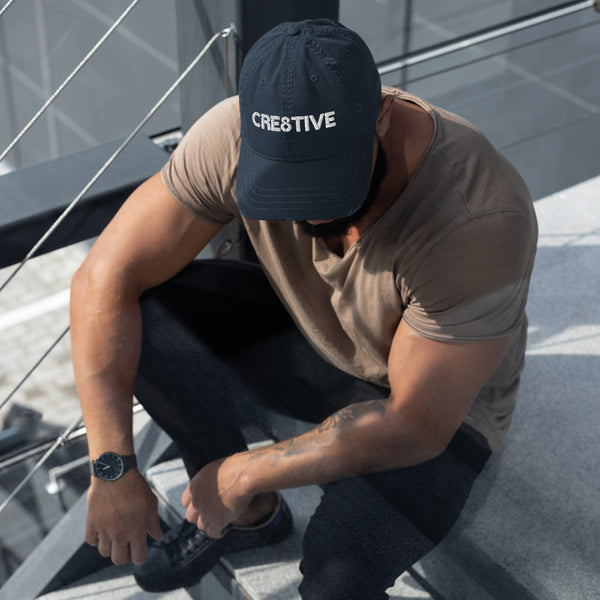 Cre8tive Soul | Distressed Dad Hat