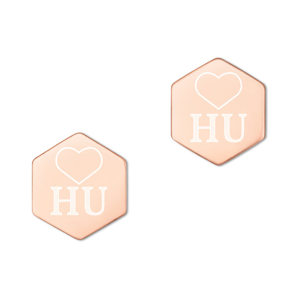 HU The Sound of Soul | Sterling Silver Stud Earrings