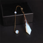 1PC High Quality Natural Stone Lapis Lazuli Facet Reiki Pendulum for Dowsing Pendants Healing Pendule Chakra Crystal Jewelry