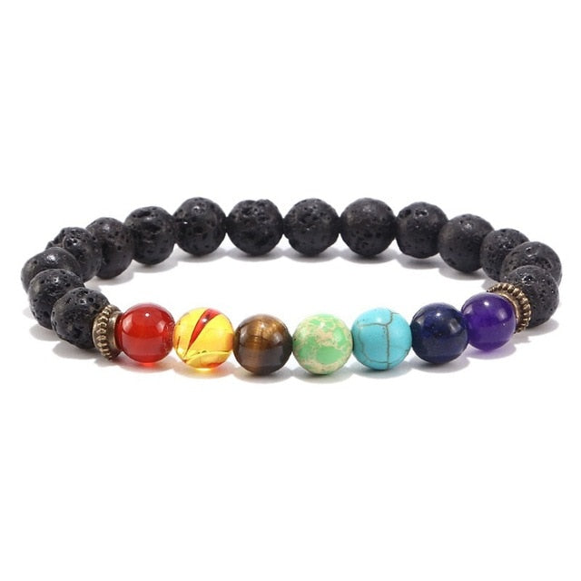 7 Chakra Natural/Rainbow Stone tree of life Pendant Necklace  bracelet for Women Men long chain statement suit Jewelry Gift