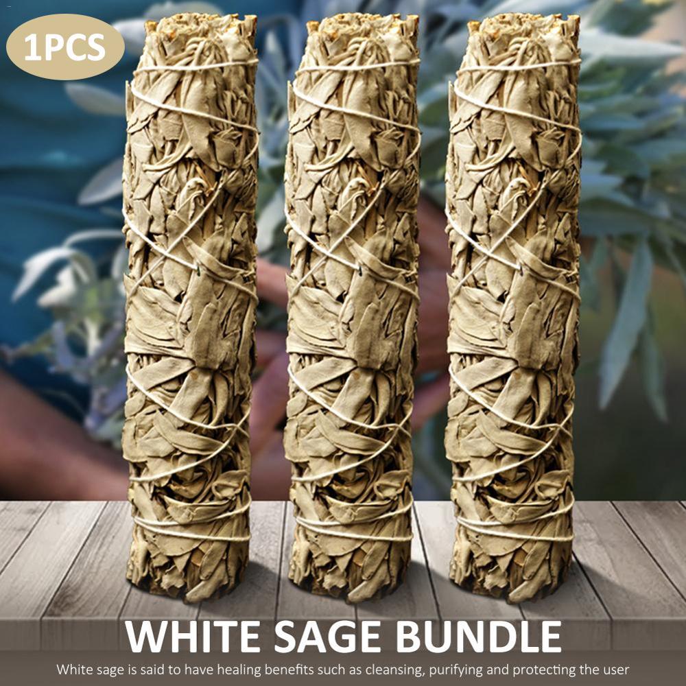 White Sage Bundle Smudge Stick Purification Home Air Fresheners Spiritual Incense Burning For Healing Meditation Air Freshner