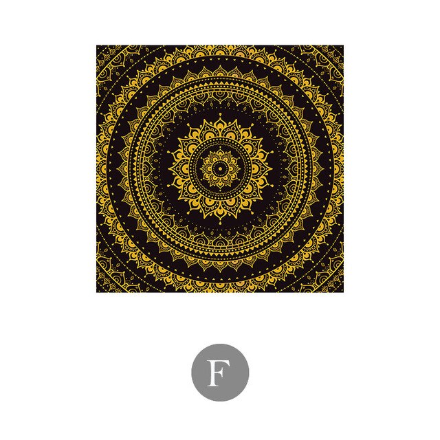 Tibet Thangka Buddha Spiritual Abstract HD Canvas Painting Posters And Prints Unique Home Decor Wall Art For Living Room ZY052