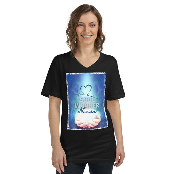 Soul Worker Nurse edition | Unisex Short Sleeve V-Neck Tee