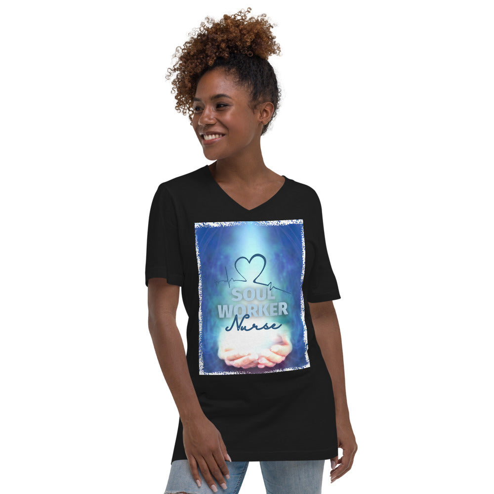 Soul Worker V-Neck Tee (Nurse Edition)
