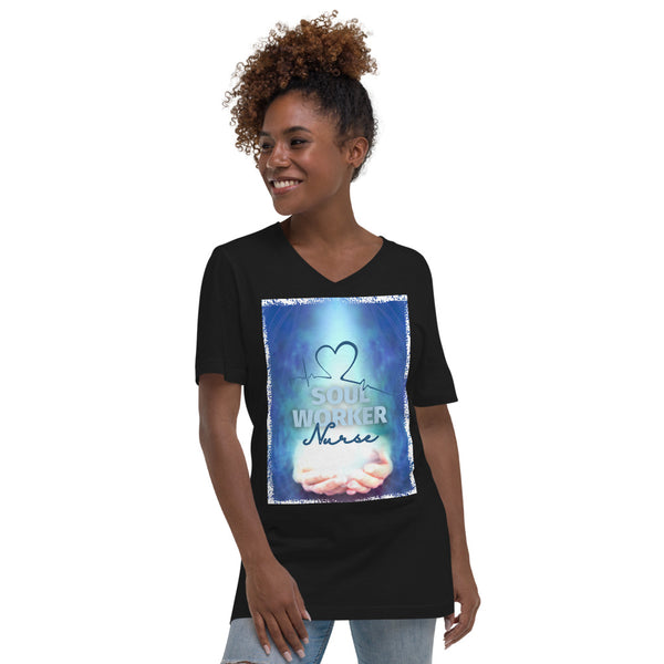 Soul Worker Nurse edition | Unisex Short Sleeve V-Neck Tee