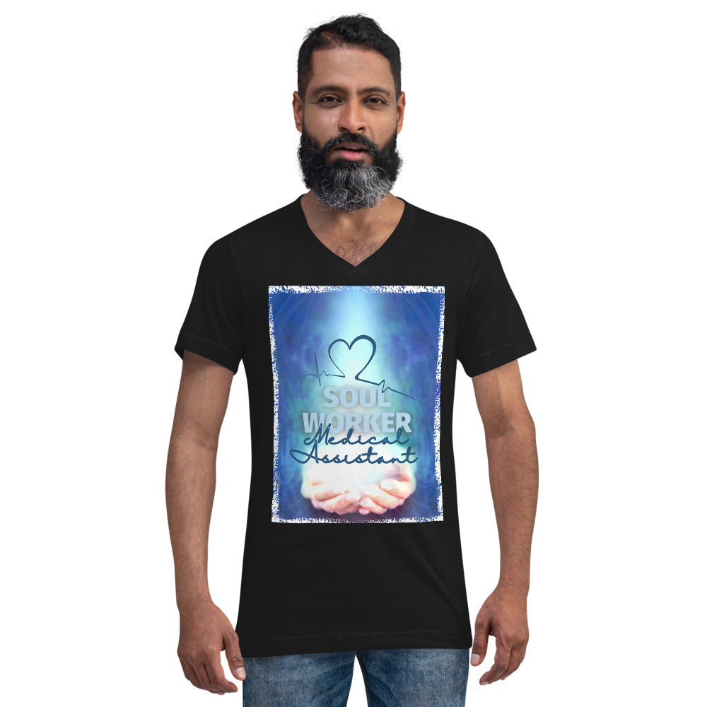 Soul Worker V-Neck Tee (Medical Assistant Edition)