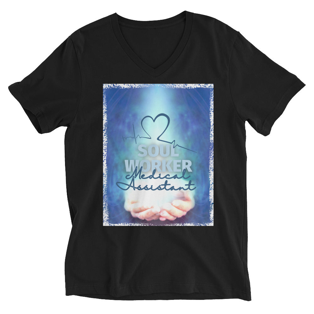 Soul Worker V-Neck Tee (Medical Assistant Edition)